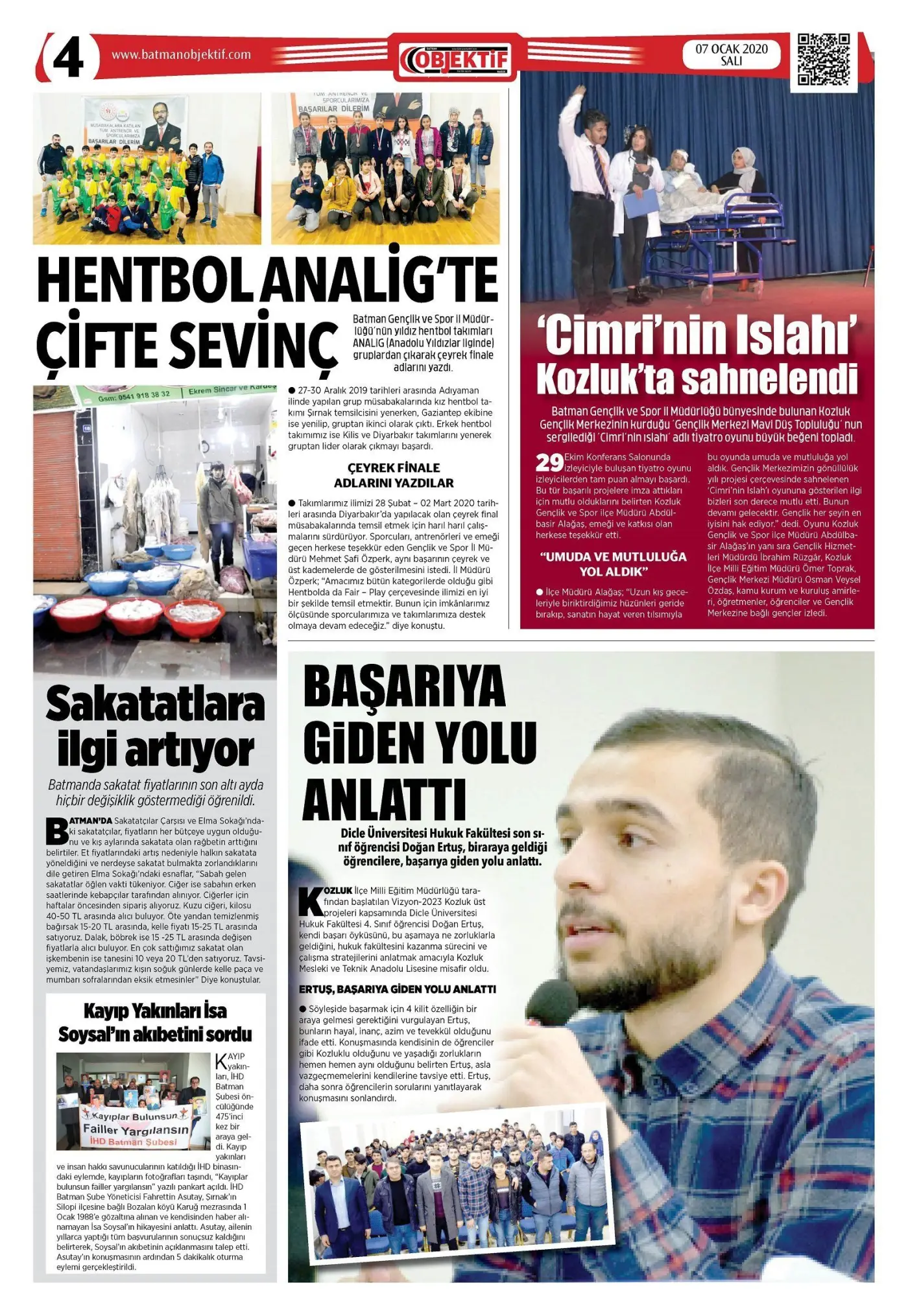 06.01.2020 tarihli sayı, 4. sayfa