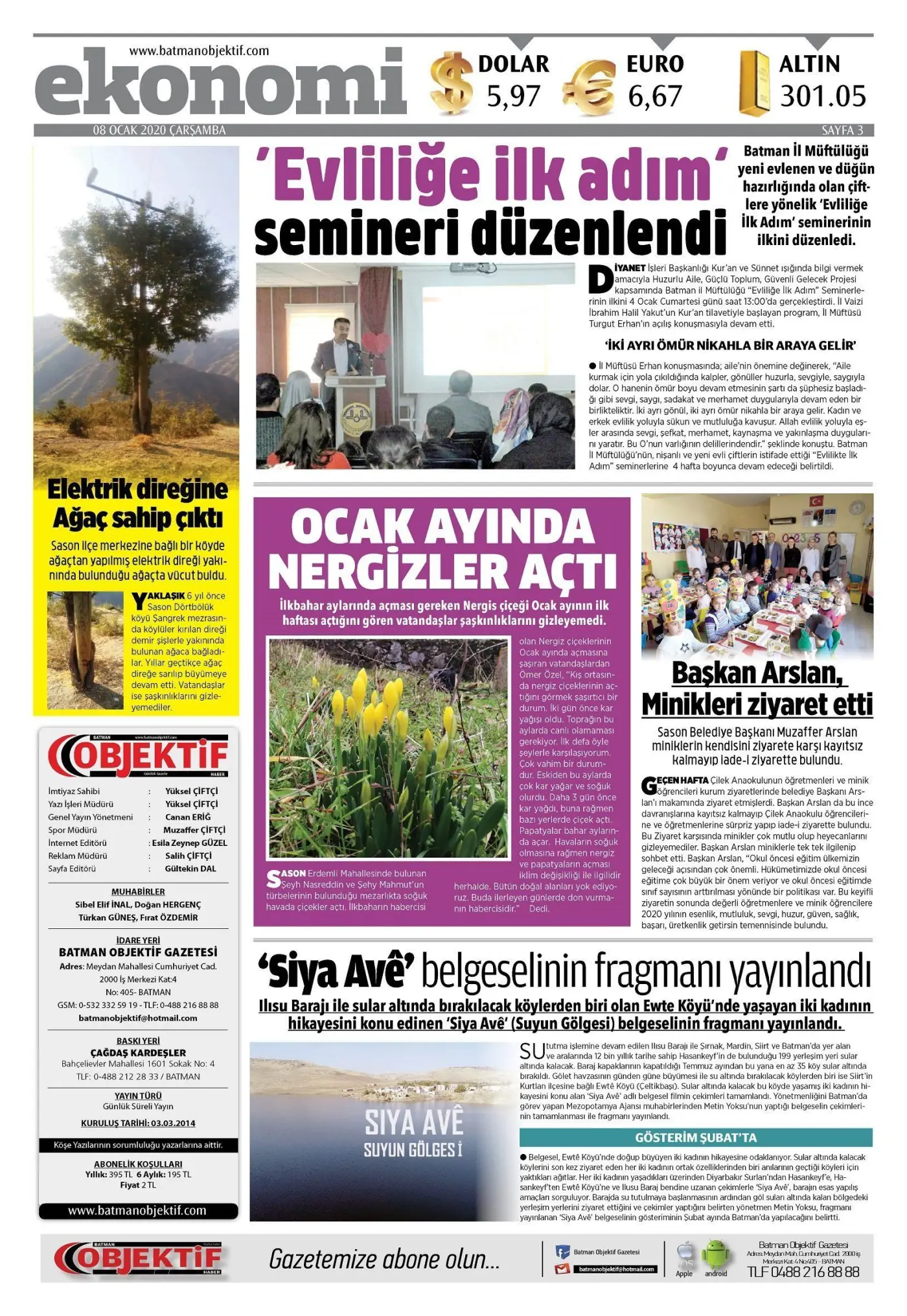 07.01.2020 tarihli sayı, 3. sayfa