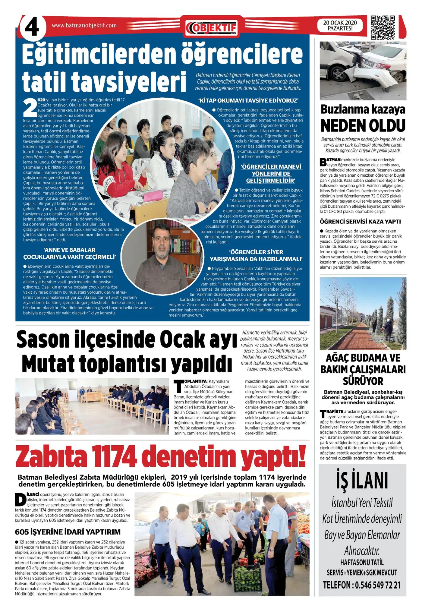 19.01.2020 tarihli sayı, 4. sayfa