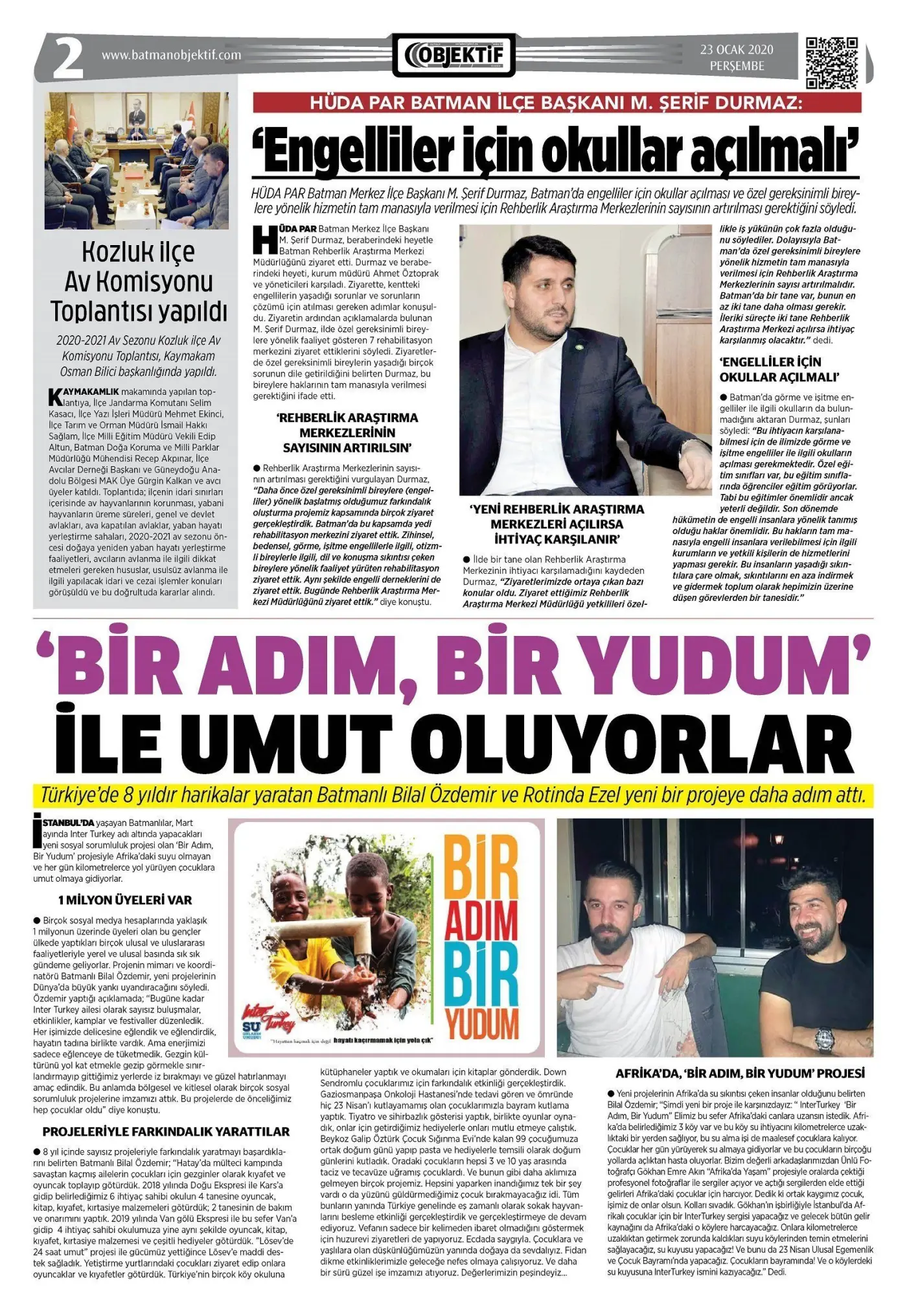 22.01.2020 tarihli sayı, 2. sayfa