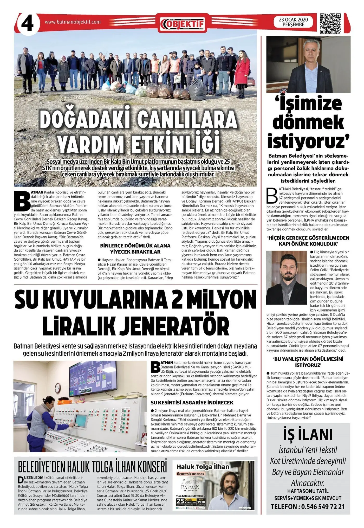 22.01.2020 tarihli sayı, 4. sayfa