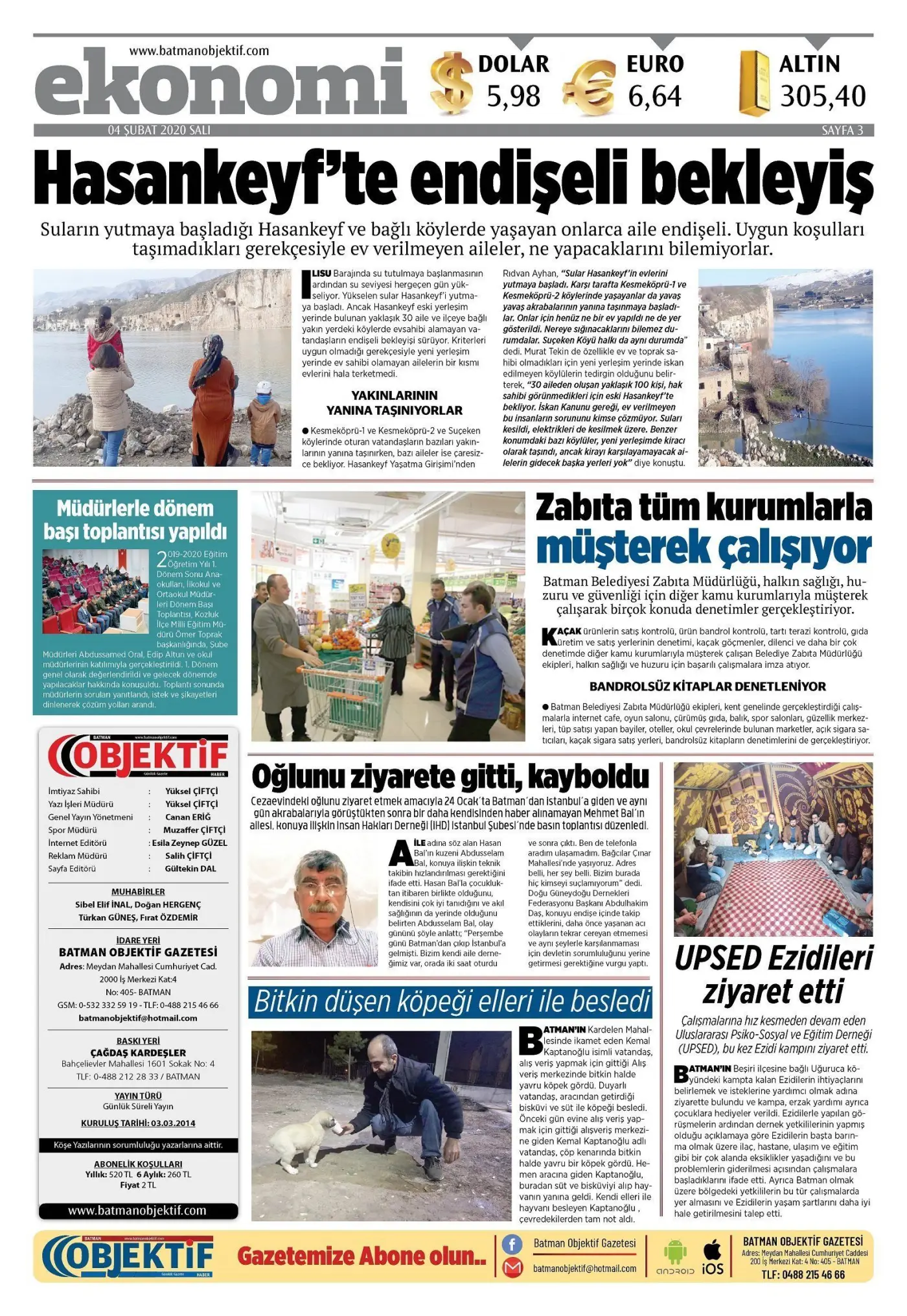 04.02.2020 tarihli sayı, 3. sayfa
