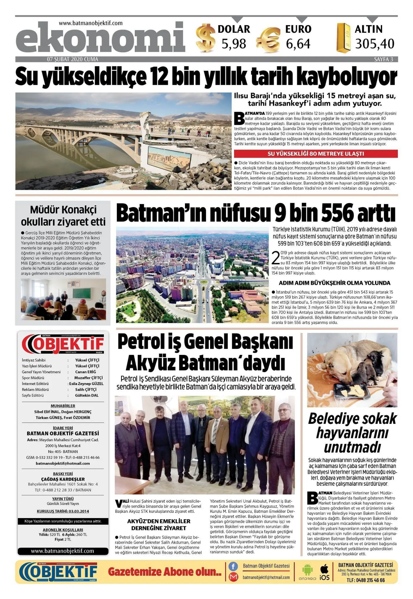 06.02.2020 tarihli sayı, 3. sayfa