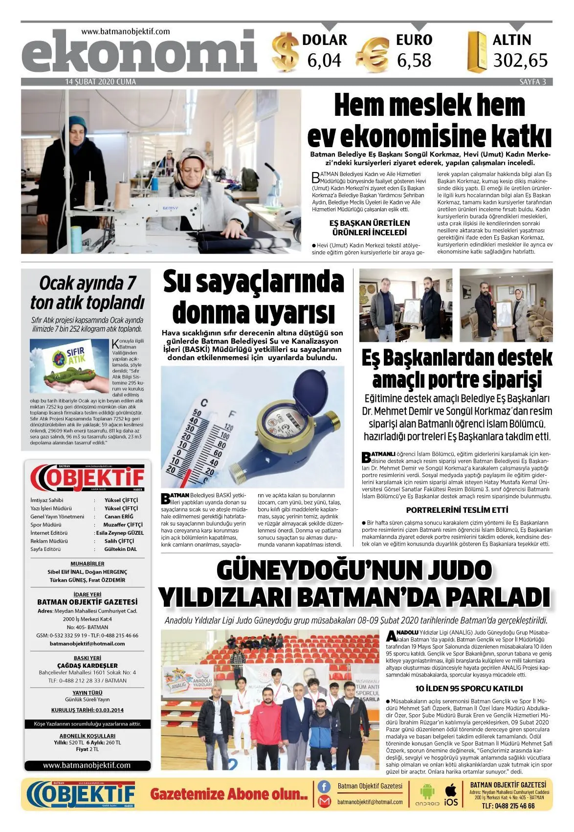 14.02.2020 tarihli sayı, 3. sayfa