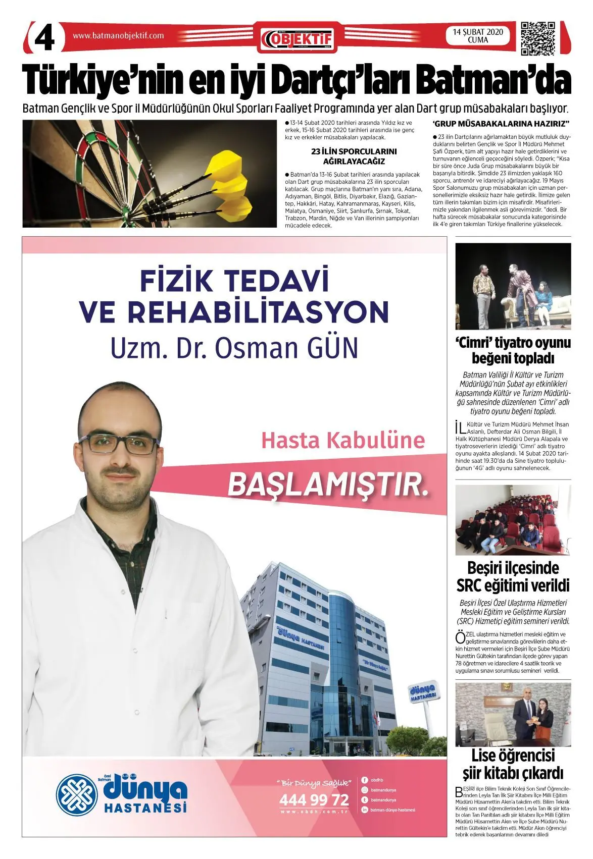 14.02.2020 tarihli sayı, 4. sayfa
