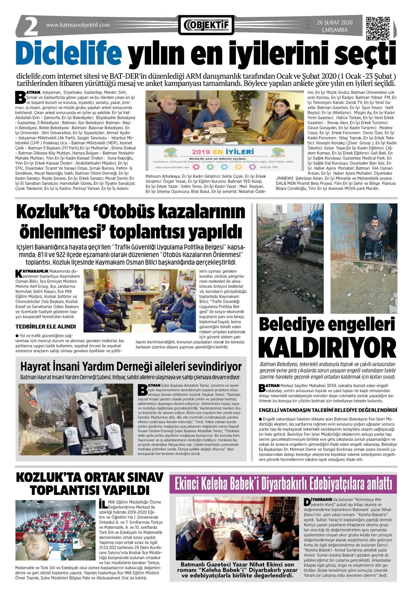 25.02.2020 tarihli sayı, 2. sayfa