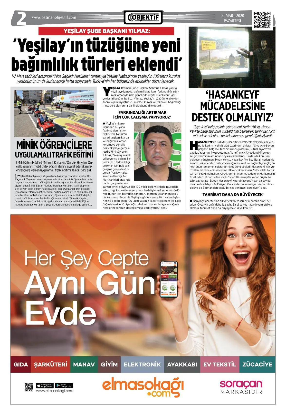 01.03.2020 tarihli sayı, 2. sayfa