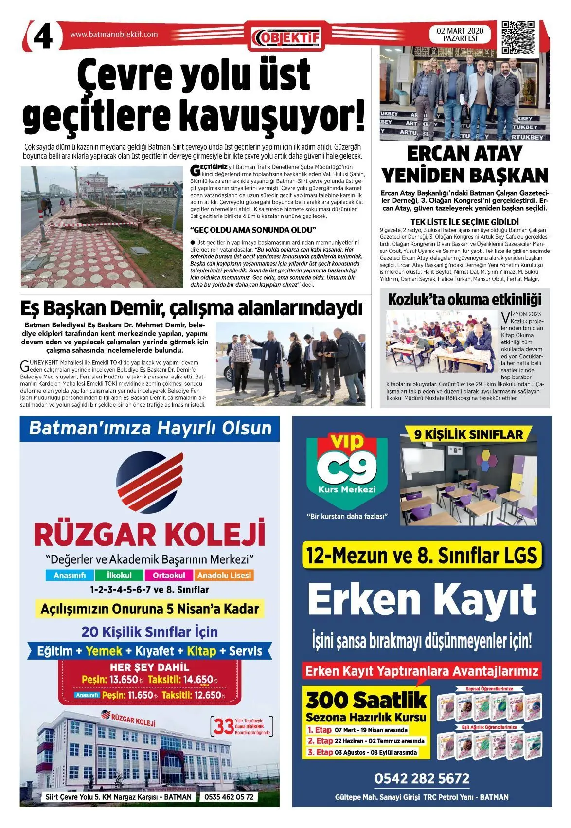 01.03.2020 tarihli sayı, 4. sayfa