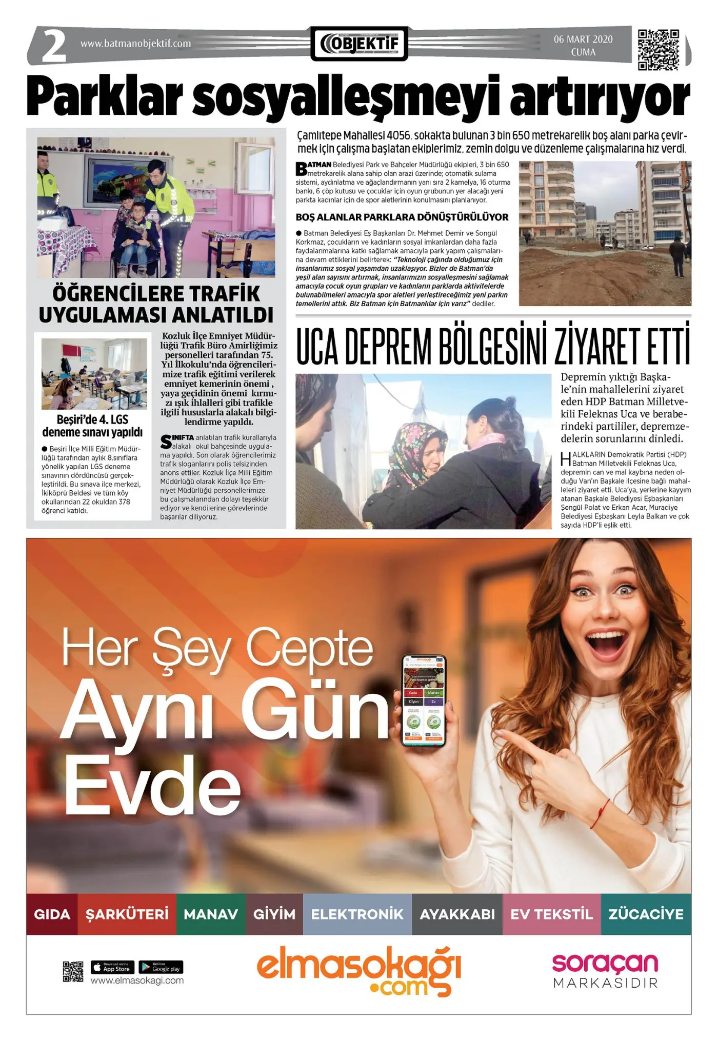 05.03.2020 tarihli sayı, 2. sayfa