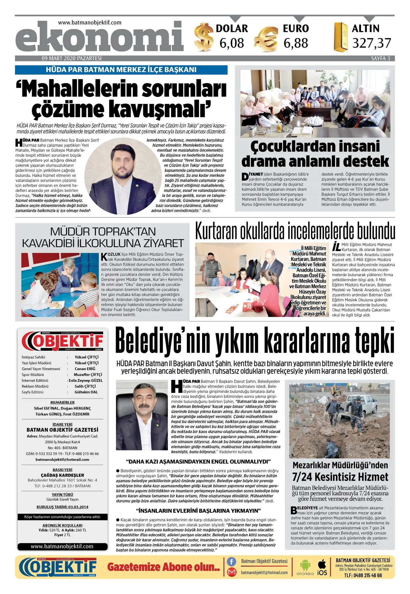 08.03.2020 tarihli sayı, 2. sayfa