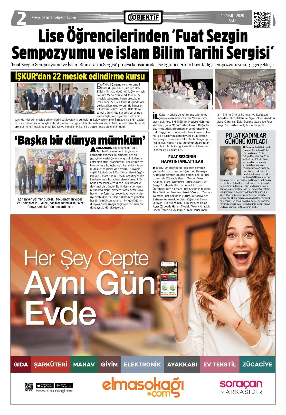 09.03.2020 tarihli sayı, 2. sayfa