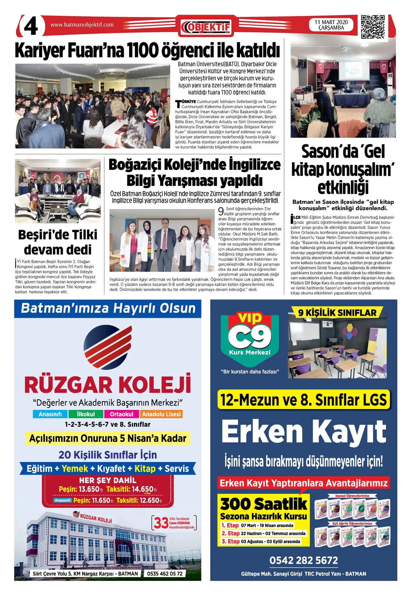 10.03.2020 tarihli sayı, 4. sayfa