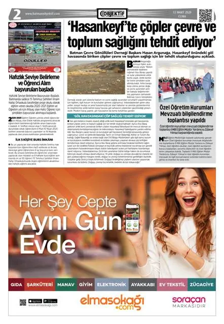 12.03.2020 tarihli sayı, 2. sayfa