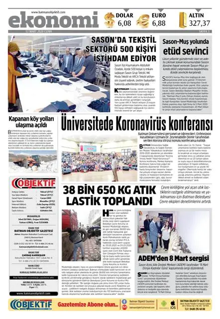 12.03.2020 tarihli sayı, 3. sayfa