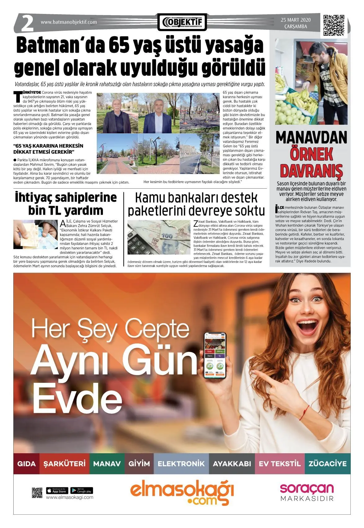 24.03.2020 tarihli sayı, 2. sayfa