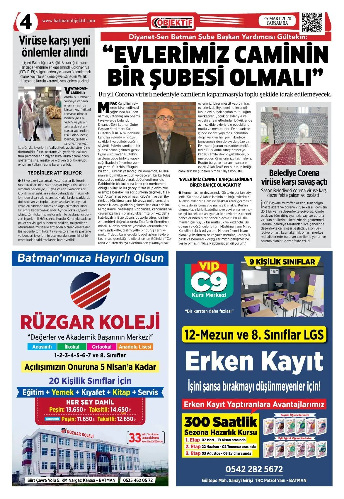24.03.2020 tarihli sayı, 4. sayfa