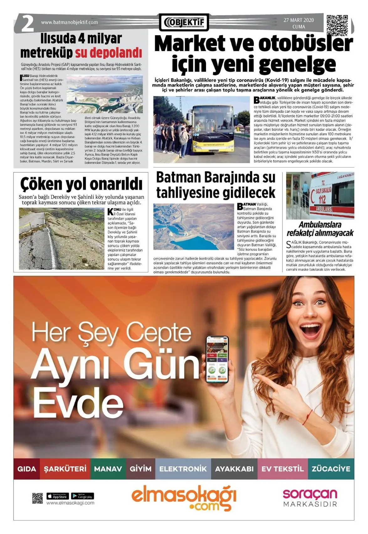 28.03.2020 tarihli sayı, 2. sayfa
