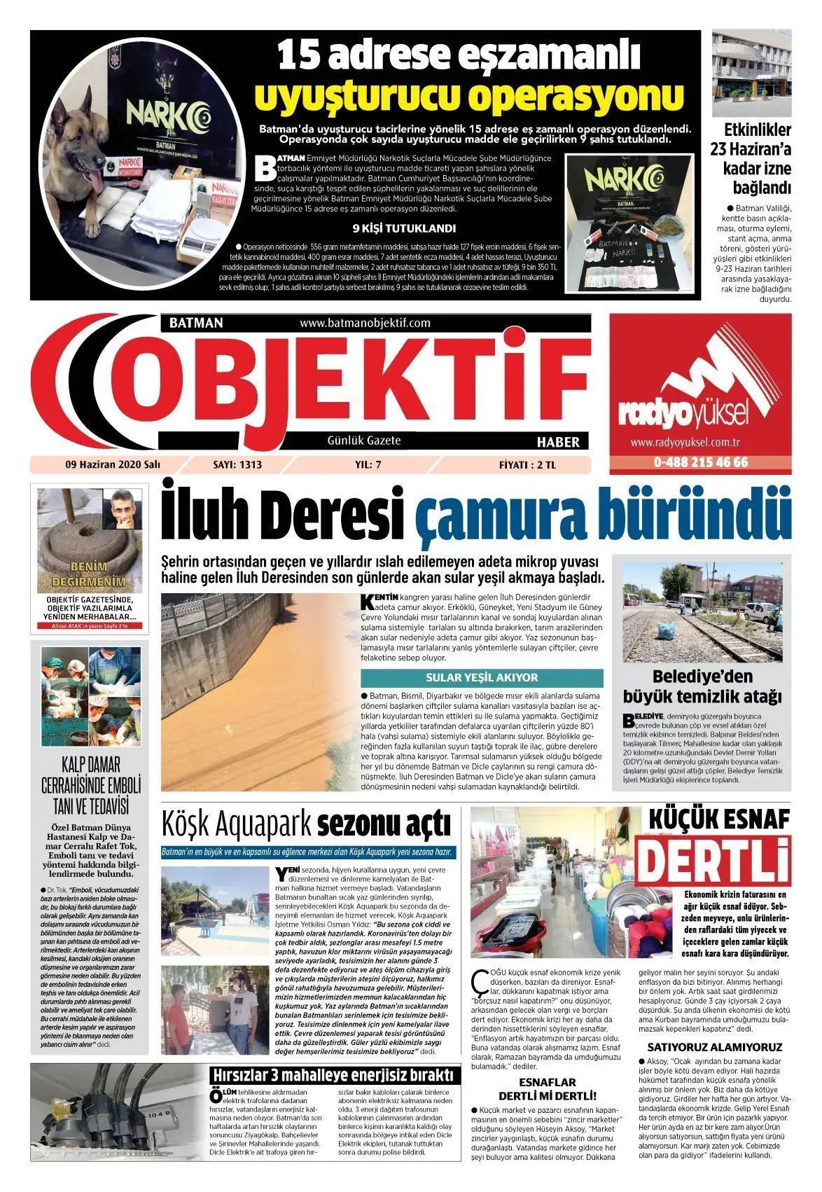 08.06.2020 tarihli sayı, 1. sayfa