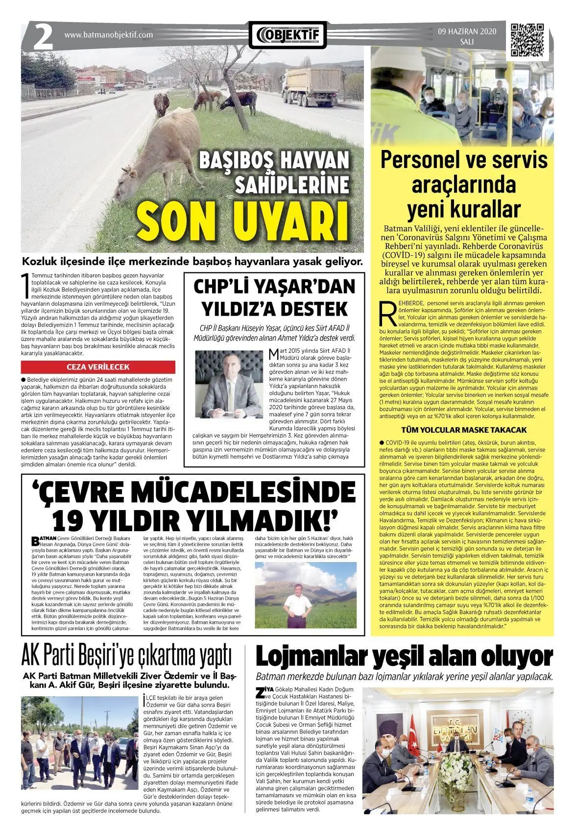 08.06.2020 tarihli sayı, 2. sayfa