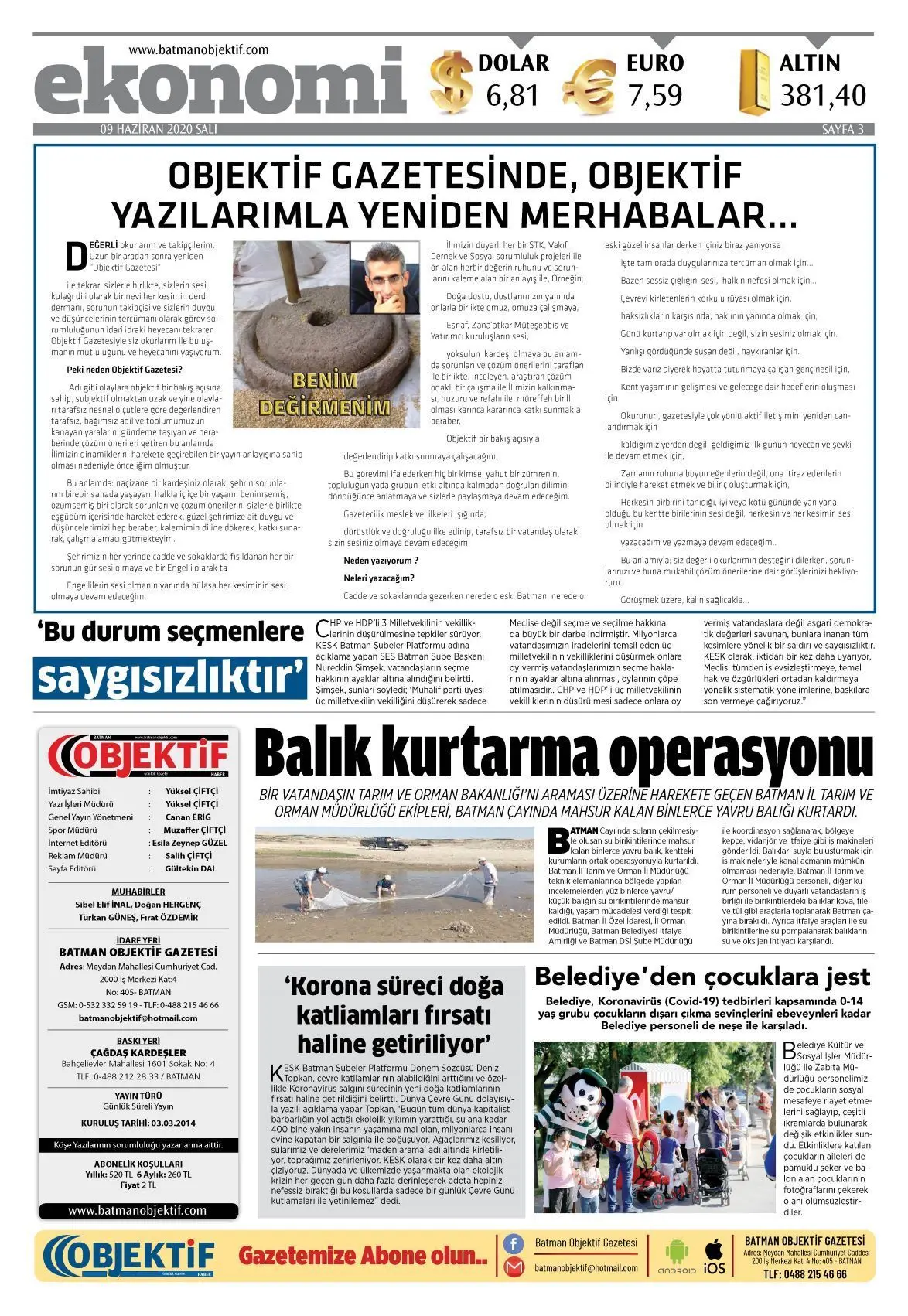 08.06.2020 tarihli sayı, 3. sayfa