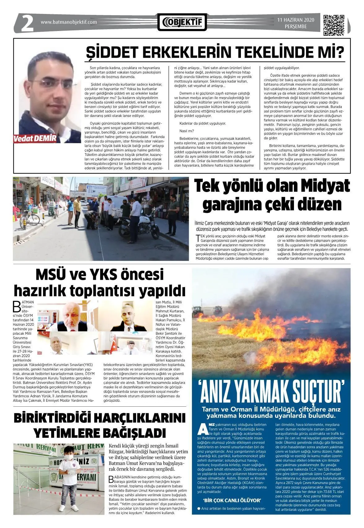 10.06.2020 tarihli sayı, 2. sayfa