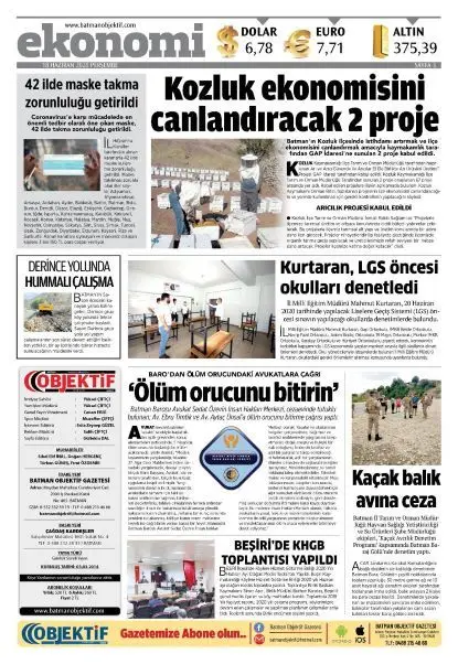 17.06.2020 tarihli sayı, 3. sayfa