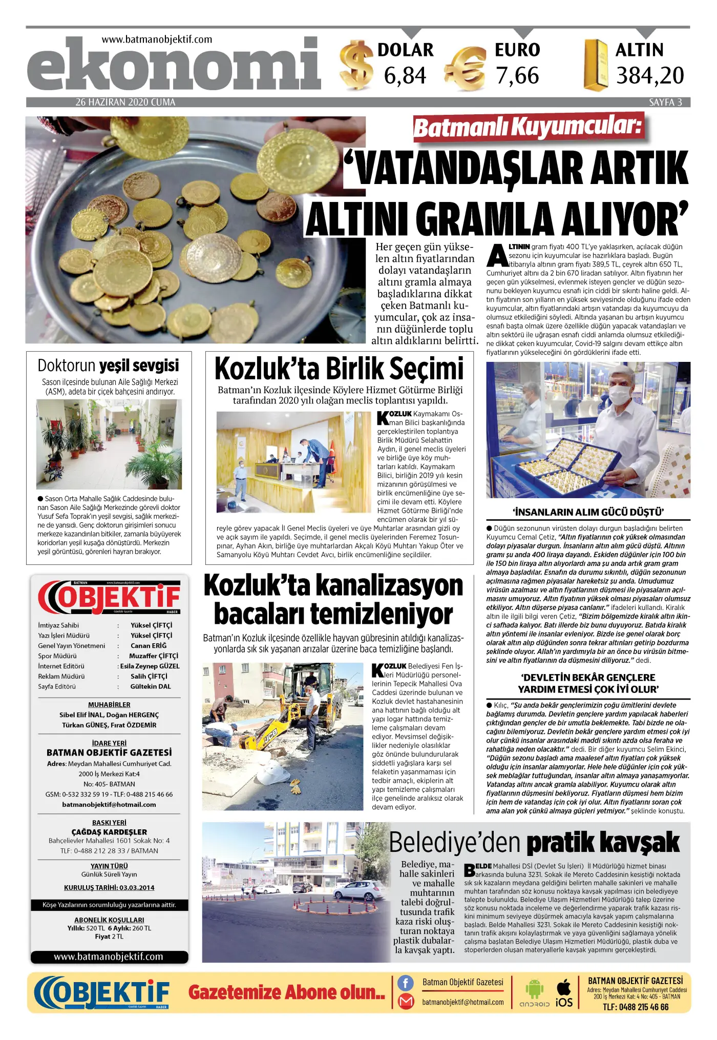 29.06.2020 tarihli sayı, 3. sayfa