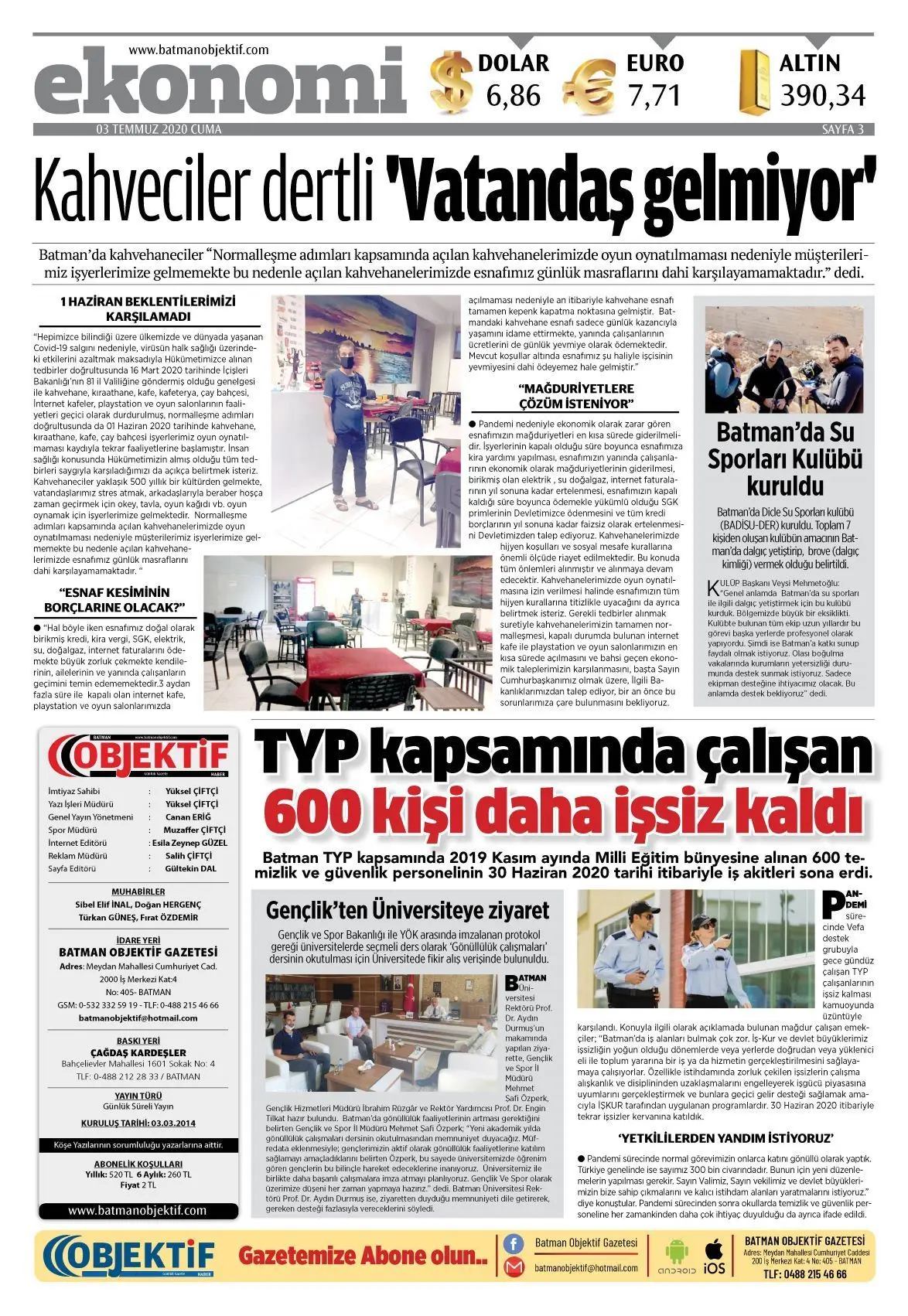 03.07.2020 tarihli sayı, 3. sayfa