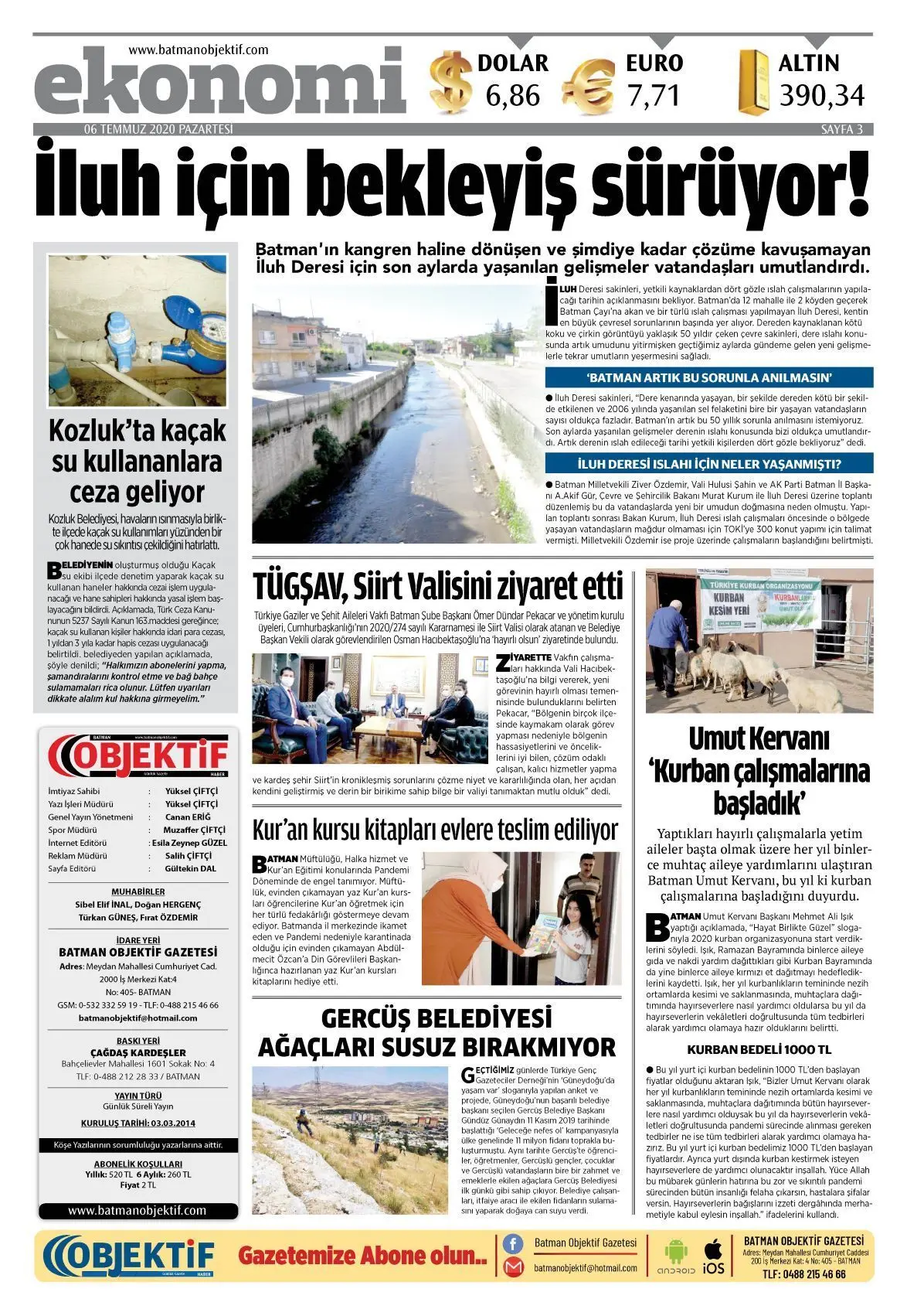 05.07.2020 tarihli sayı, 3. sayfa