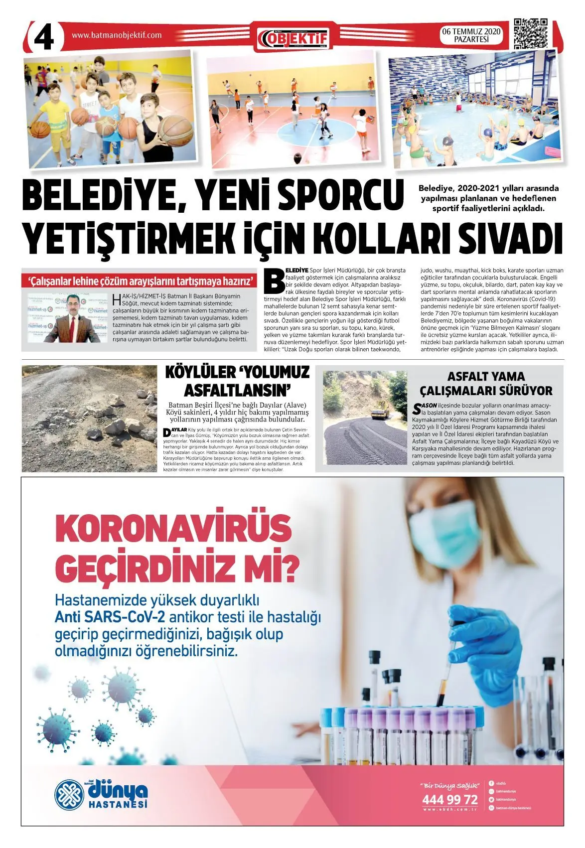 05.07.2020 tarihli sayı, 4. sayfa
