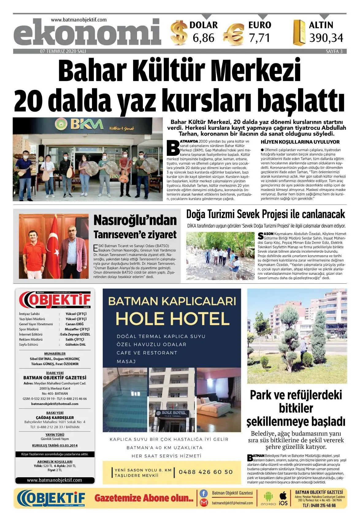 06.07.2020 tarihli sayı, 3. sayfa