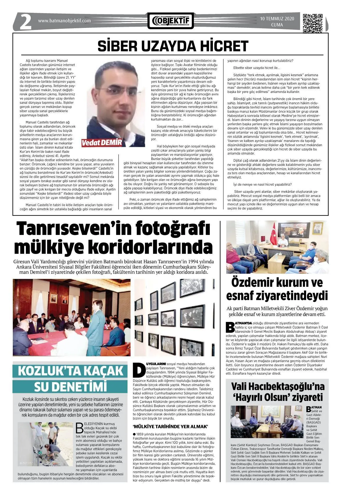 10.07.2020 tarihli sayı, 2. sayfa