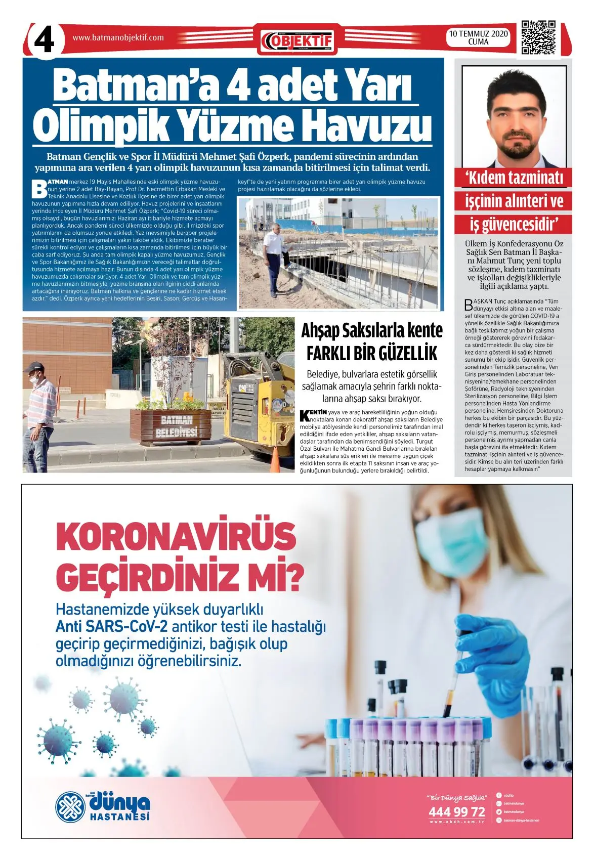 10.07.2020 tarihli sayı, 4. sayfa
