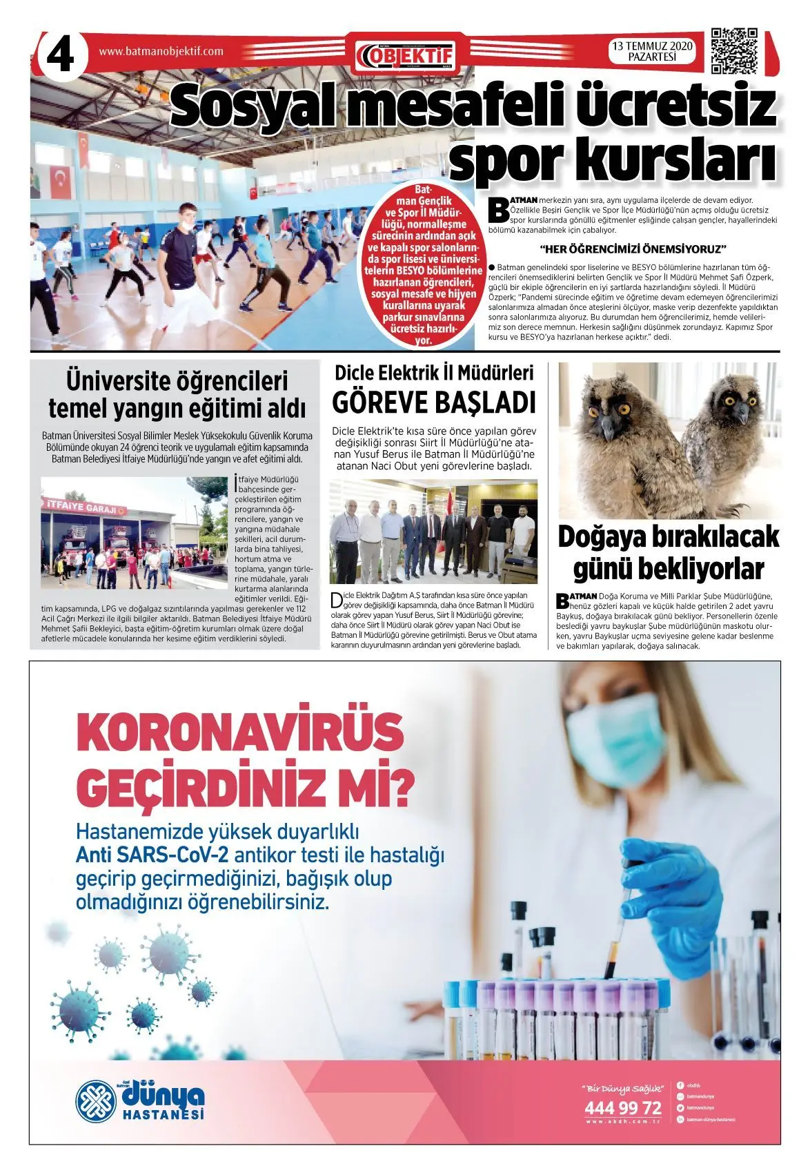 13.07.2020 tarihli sayı, 4. sayfa
