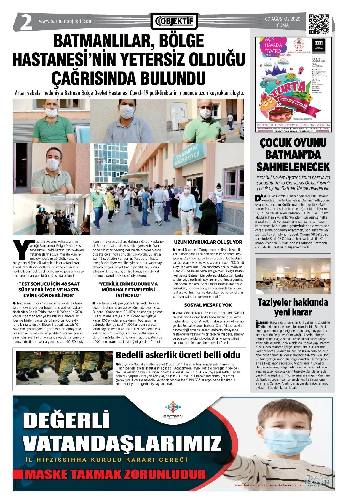 07.08.2020 tarihli sayı, 2. sayfa