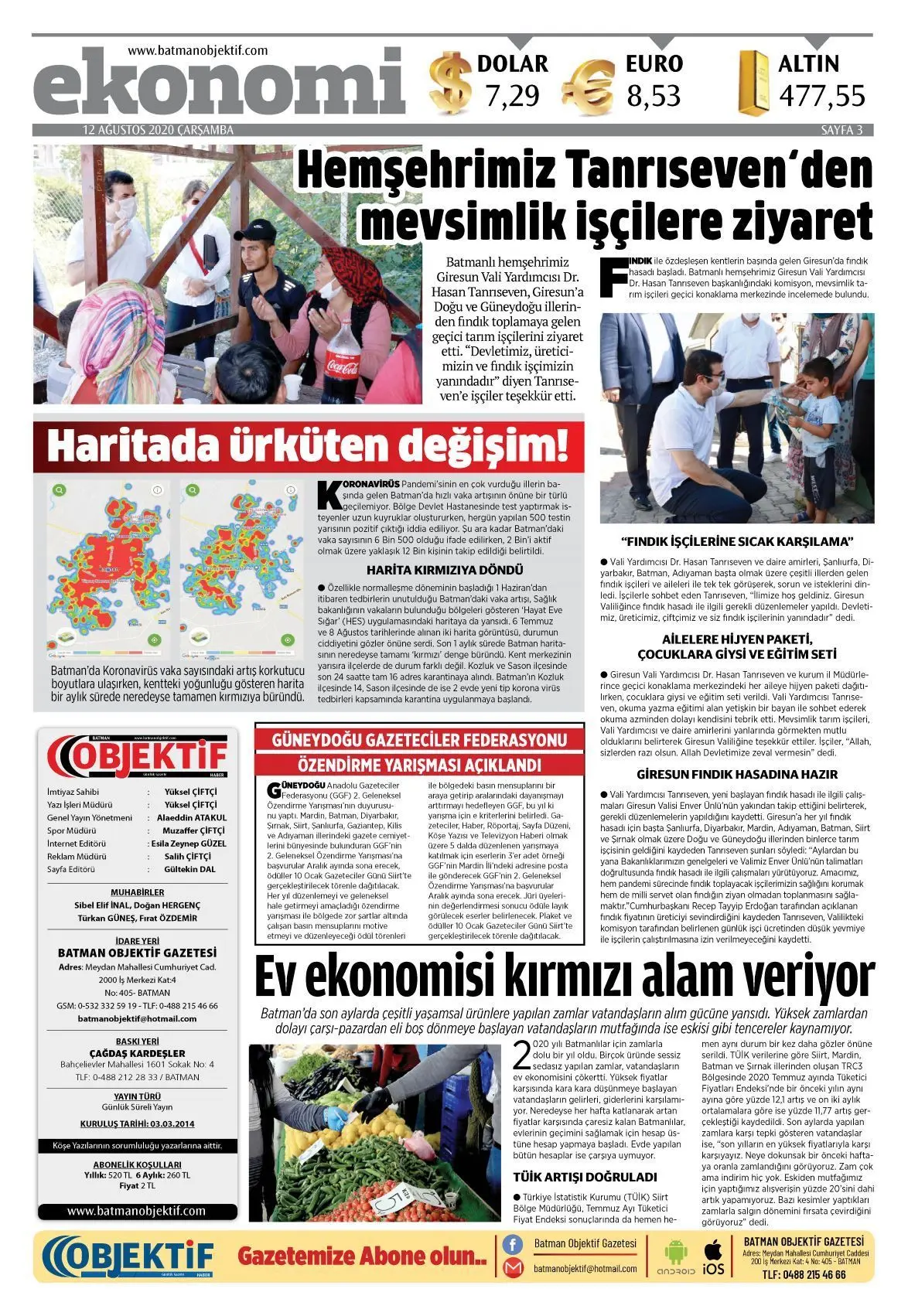 11.08.2020 tarihli sayı, 3. sayfa