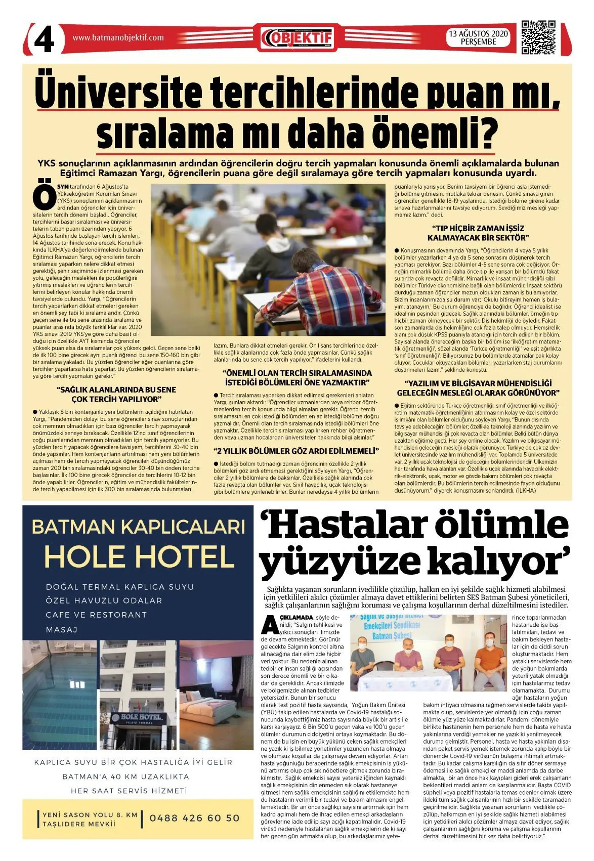 12.08.2020 tarihli sayı, 4. sayfa