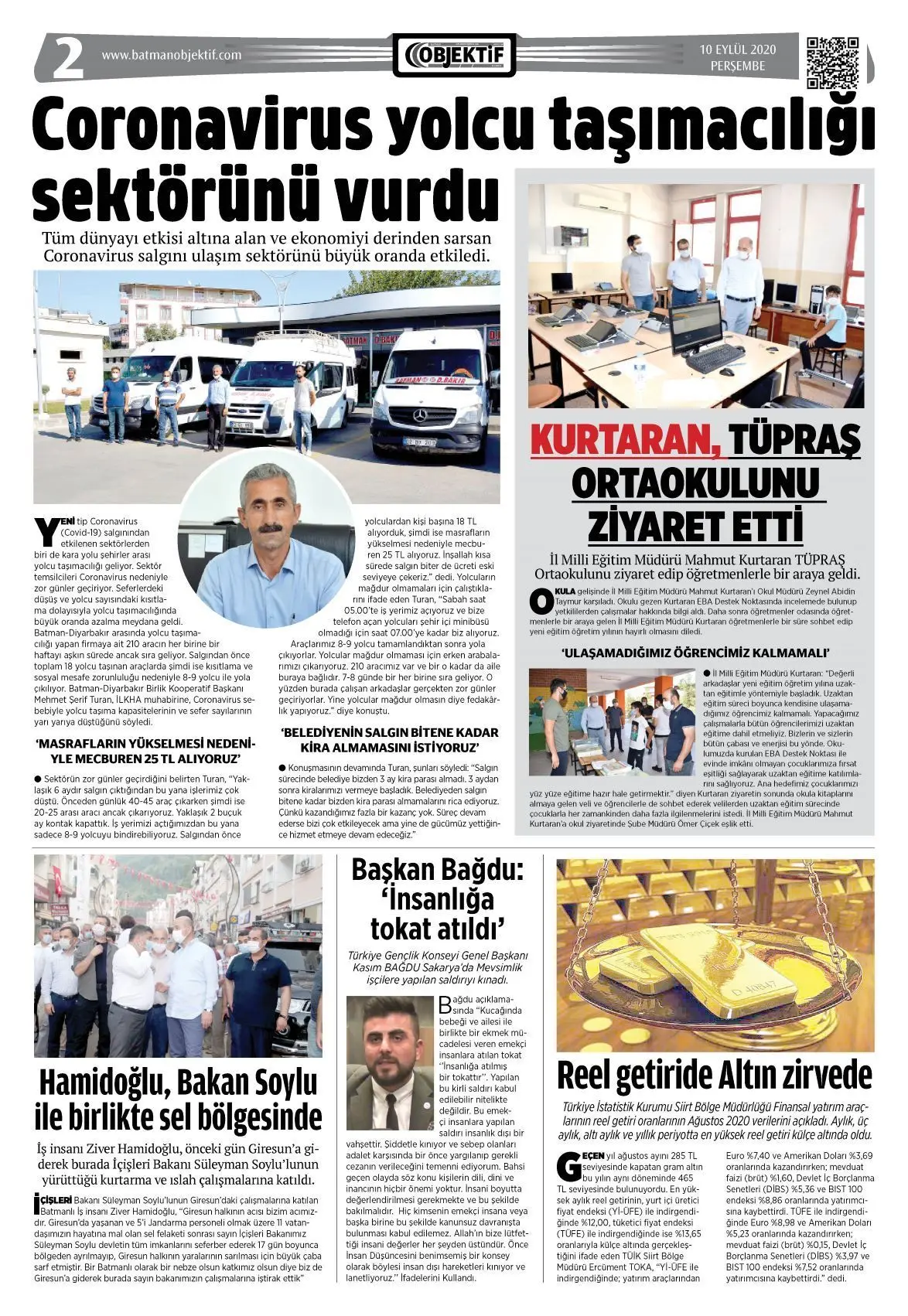 09.09.2020 tarihli sayı, 2. sayfa