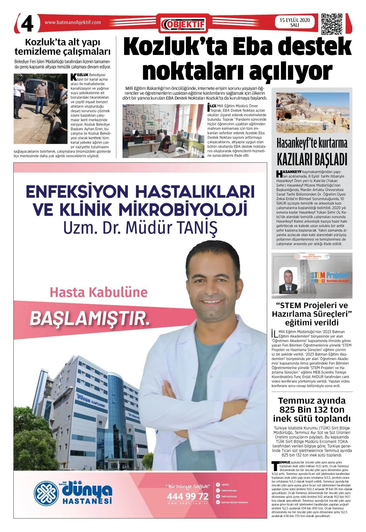 14.09.2020 tarihli sayı, 4. sayfa