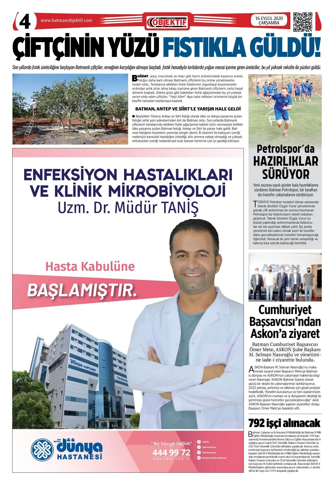 15.09.2020 tarihli sayı, 4. sayfa