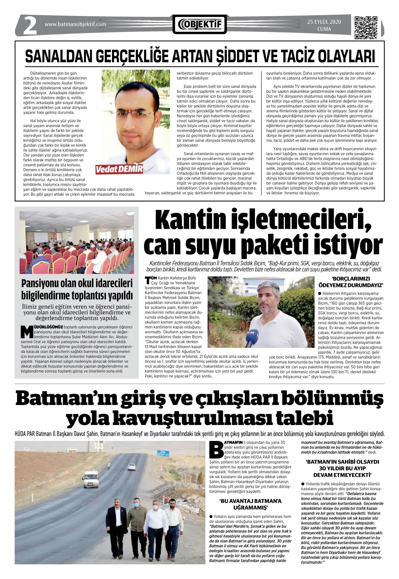 24.09.2020 tarihli sayı, 2. sayfa