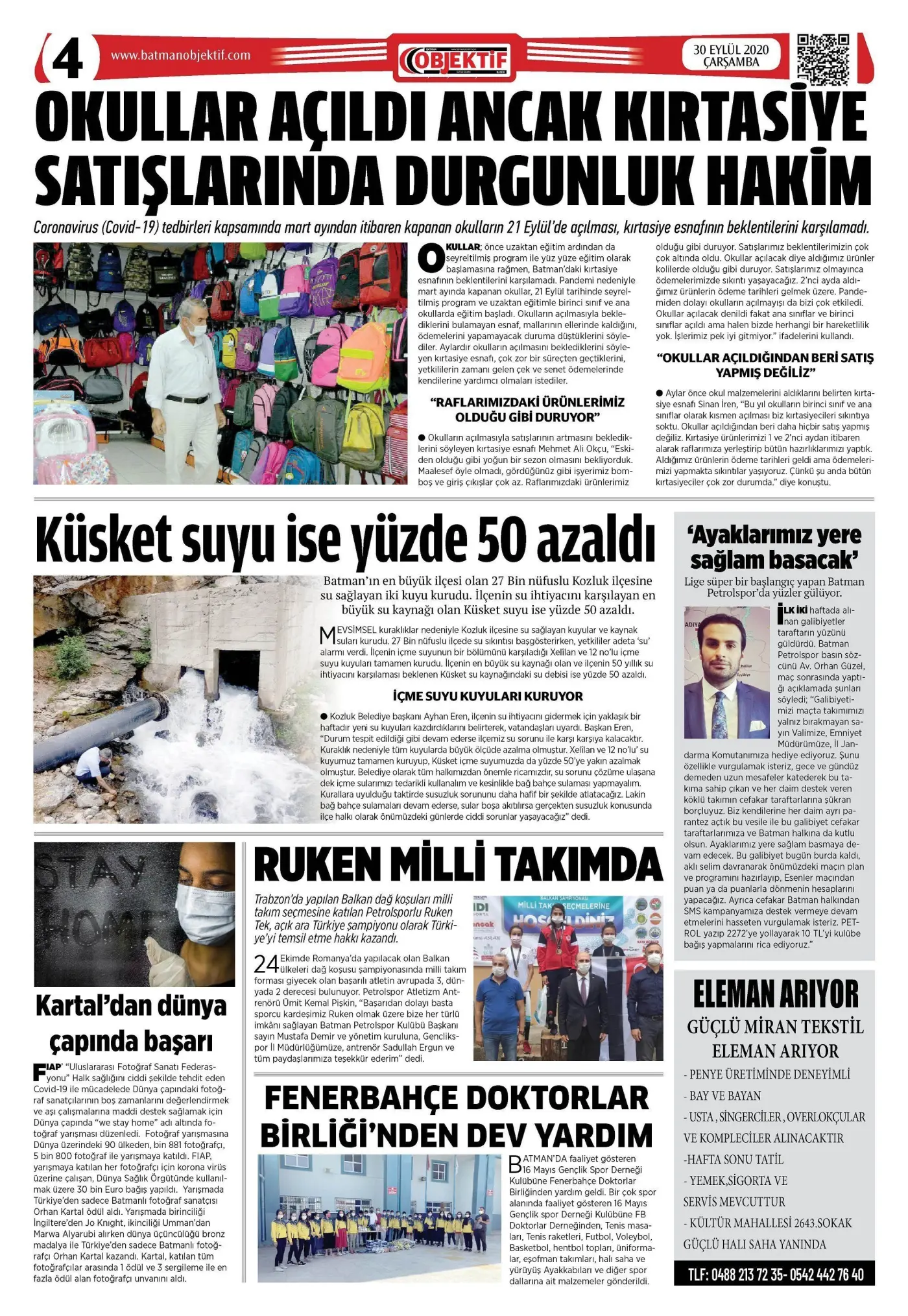 29.09.2020 tarihli sayı, 4. sayfa