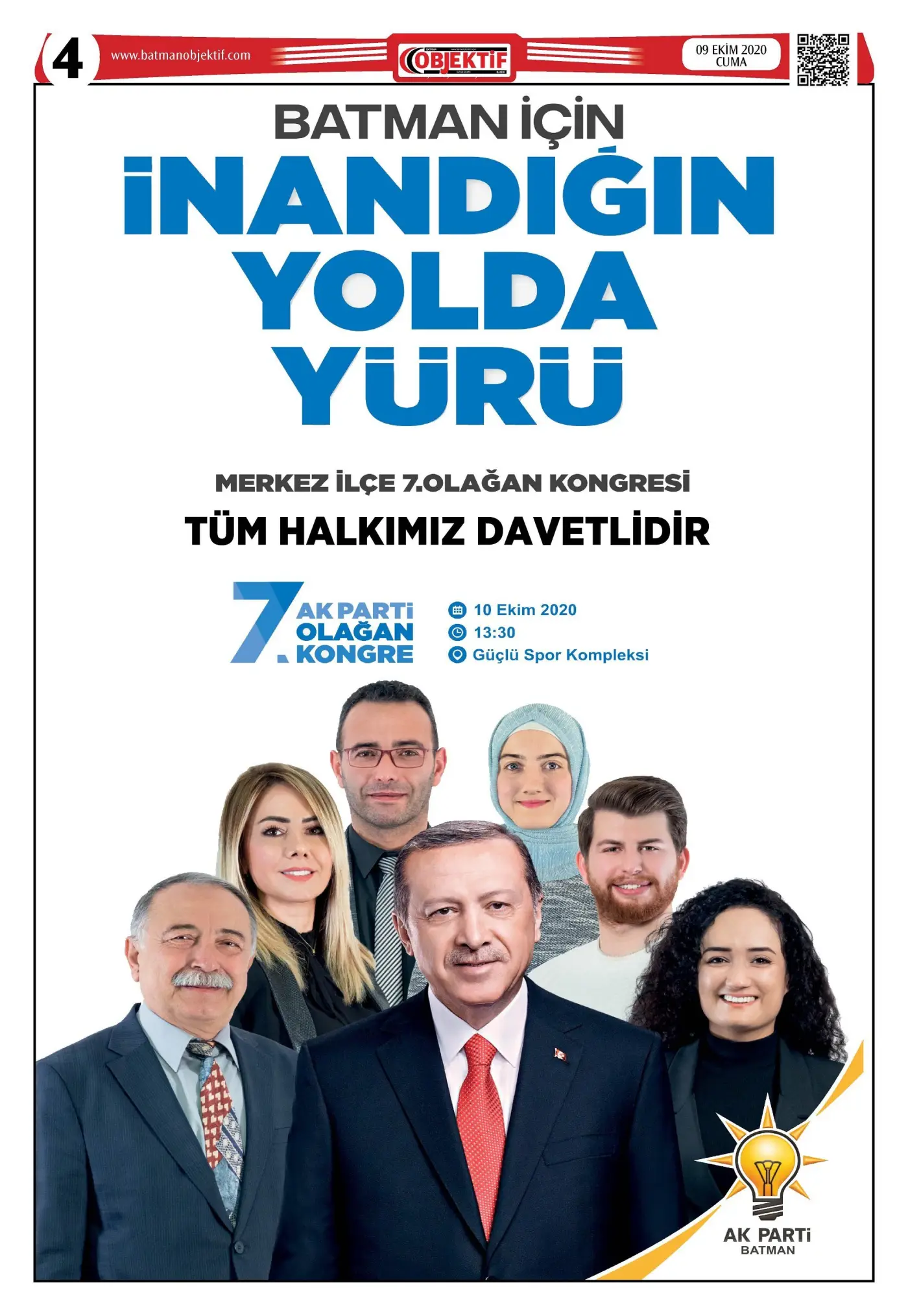 08.10.2020 tarihli sayı, 1. sayfa