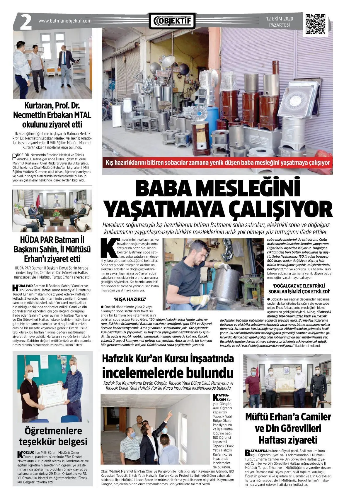 12.10.2020 tarihli sayı, 2. sayfa