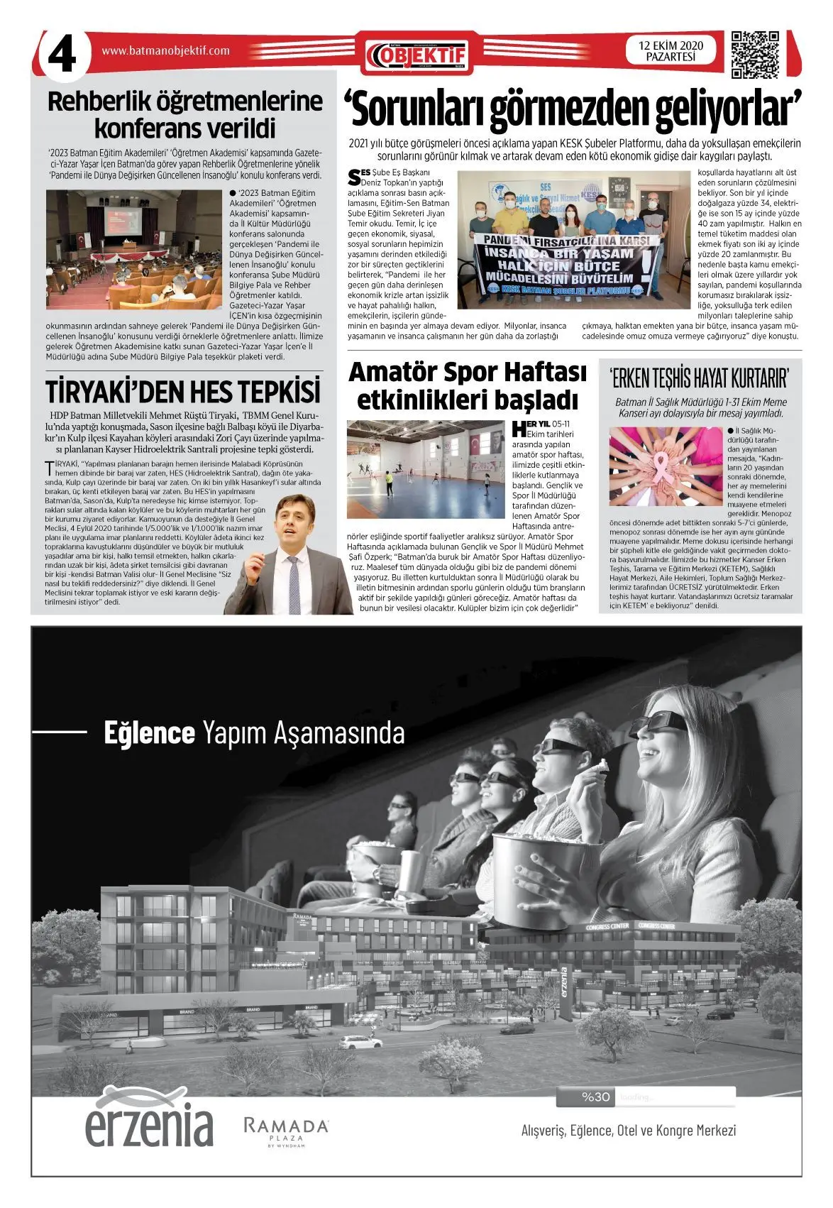 12.10.2020 tarihli sayı, 4. sayfa