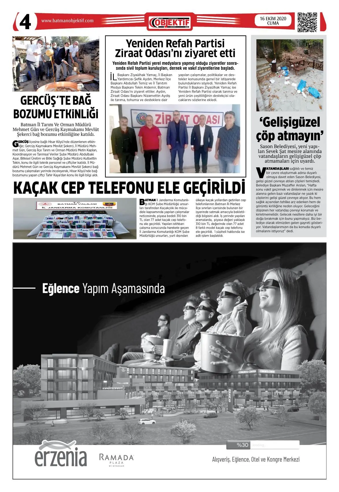 16.10.2020 tarihli sayı, 4. sayfa