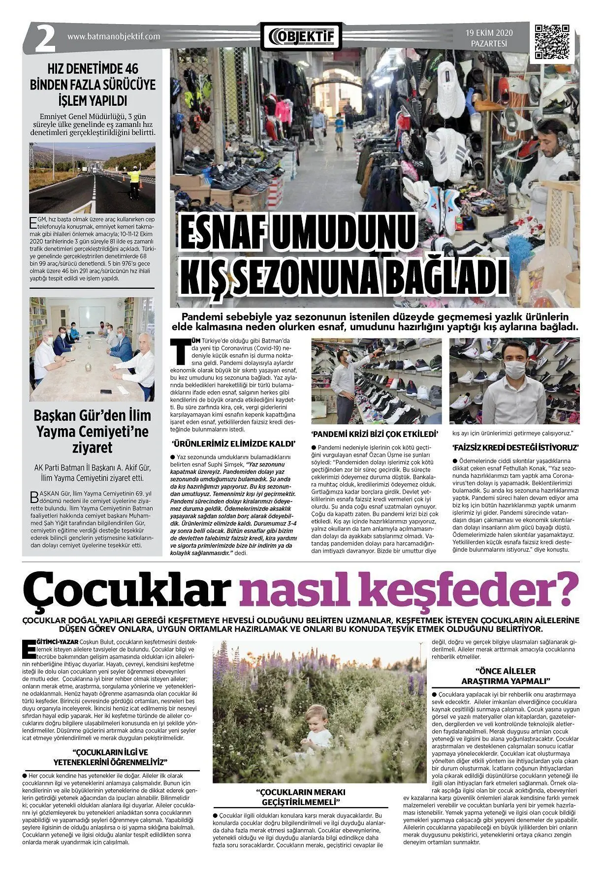 19.10.2020 tarihli sayı, 2. sayfa