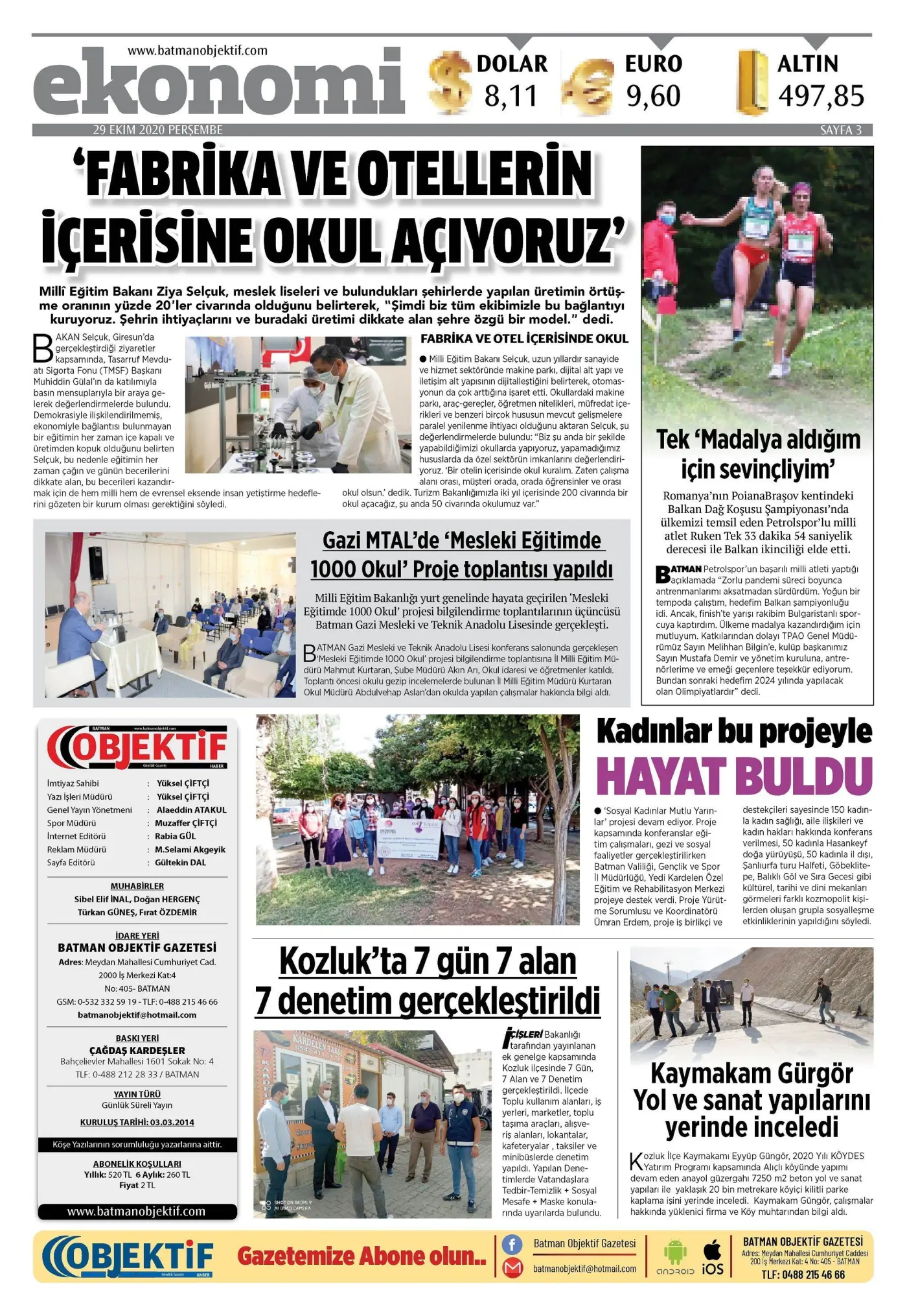 29.10.2020 tarihli sayı, 3. sayfa
