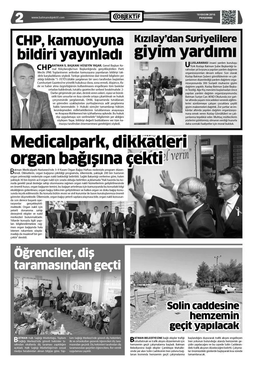 10.11.2016 tarihli sayı, 2. sayfa