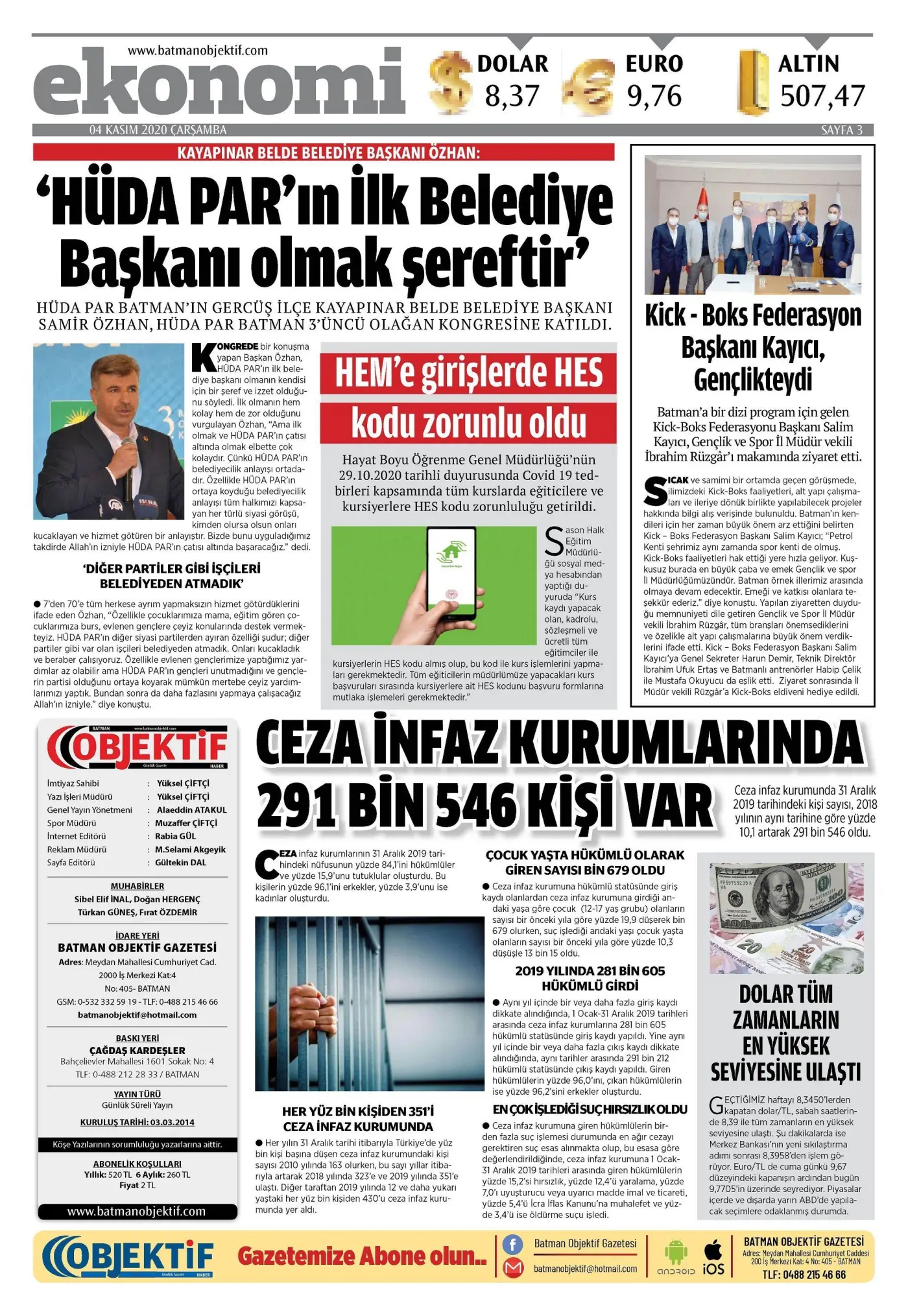 04.11.2020 tarihli sayı, 4. sayfa
